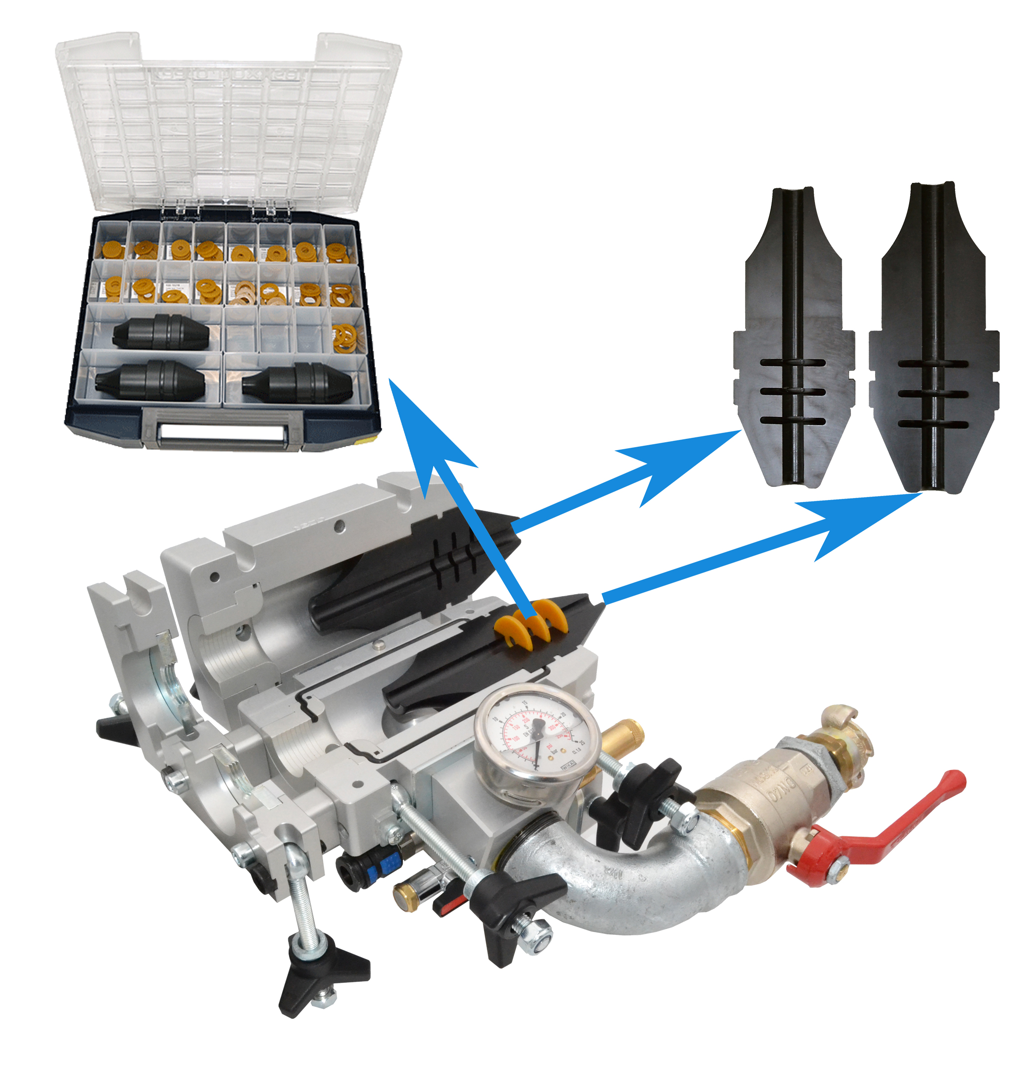 Fremco PowerFlow RAPID - установка для задувки кабеля 5,5 - 25 мм в канал  10 - 63 мм купить на FiberTop