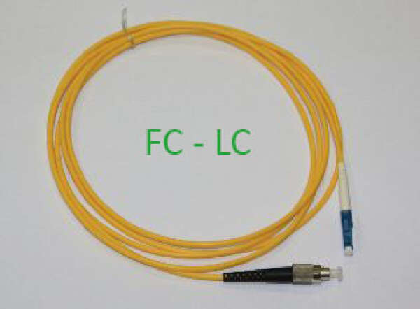 Шнур оптический SM, FC/UPC-LC/UPC, симплексный, 2.0 мм, 12 м