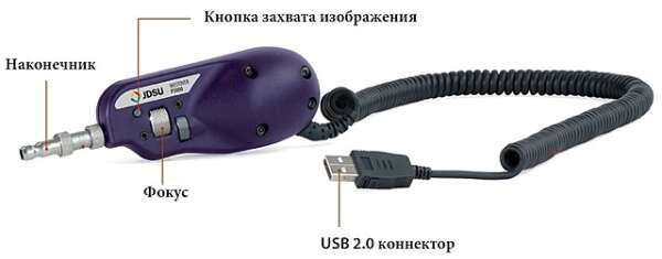 VIAVI FBP-SD101 - Комплект на базе USB видеомикроскопа VIAVI P5000i, ПО FiberChekPRO, 4 наконечников (FBPT-SC, FBPT-LC, FBPT-U25M, FBPT-U12M), сумка