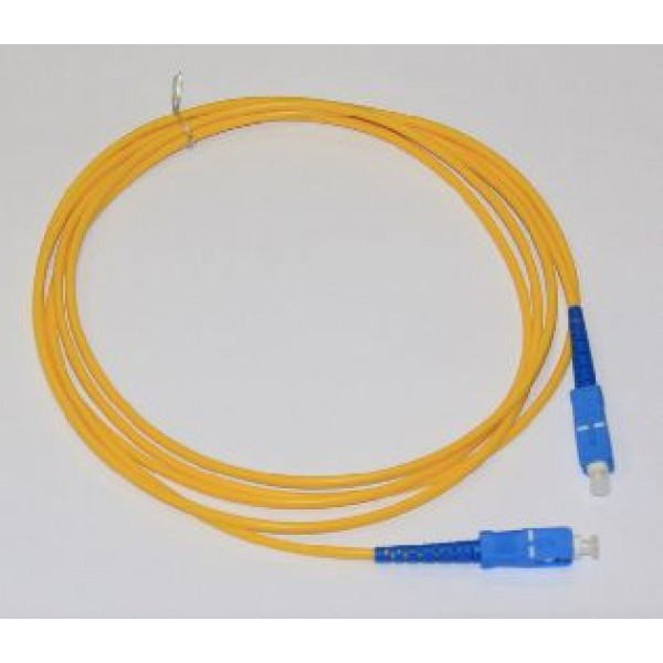 Шнур оптический SM-A008 (SM, SC/UPC-SC/UPC, симплексный, 3.0 мм, 1 м)