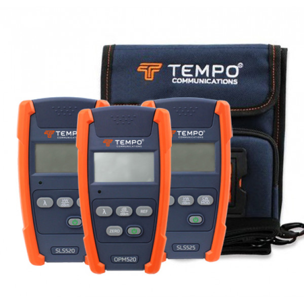 Tempo SMMMKIT-M  - комплект для тестирования оптоволокна с измерителем повышенной оптической мощности (850 нм; 1300 нм; 1310 нм; 1550 нм)