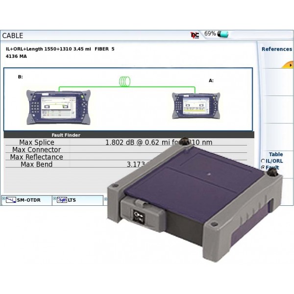 VIAVI E4136FCOMP-RMA - модуль рефлектометра для двустороннего анализа волокна OTDR, OLTS, ORL 1310/1550 нм, 1625 нм с фильтром