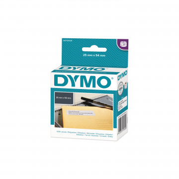 DYMO S0722520/11352 - этикетки адресные большие, 25х54 мм, 500 шт/рул (6 рулонов в упаковке)